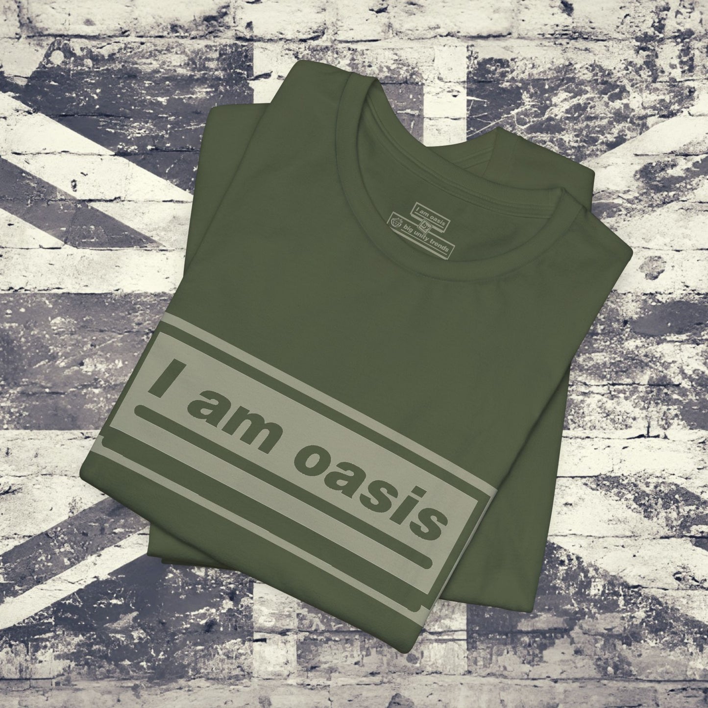'I AM OASIS' Classic T-Shirt with Colour Matching OG Logo Set (9 Brand Colours)