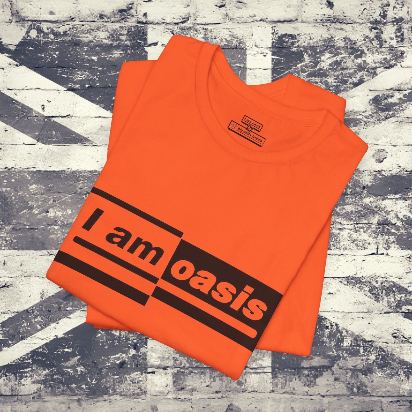 'I AM OASIS' Classic T-shirt – 50/50 Logo – 9 Brand Colours - Premium Cotton
