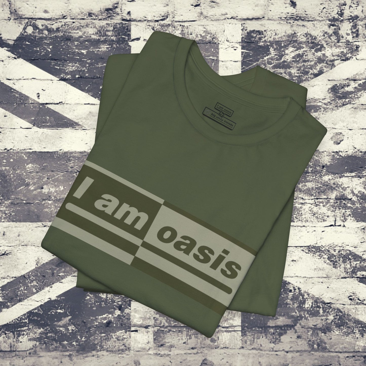 'I AM OASIS' Classic T-shirt – 50/50 Logo – 9 Brand Colours - Premium Cotton