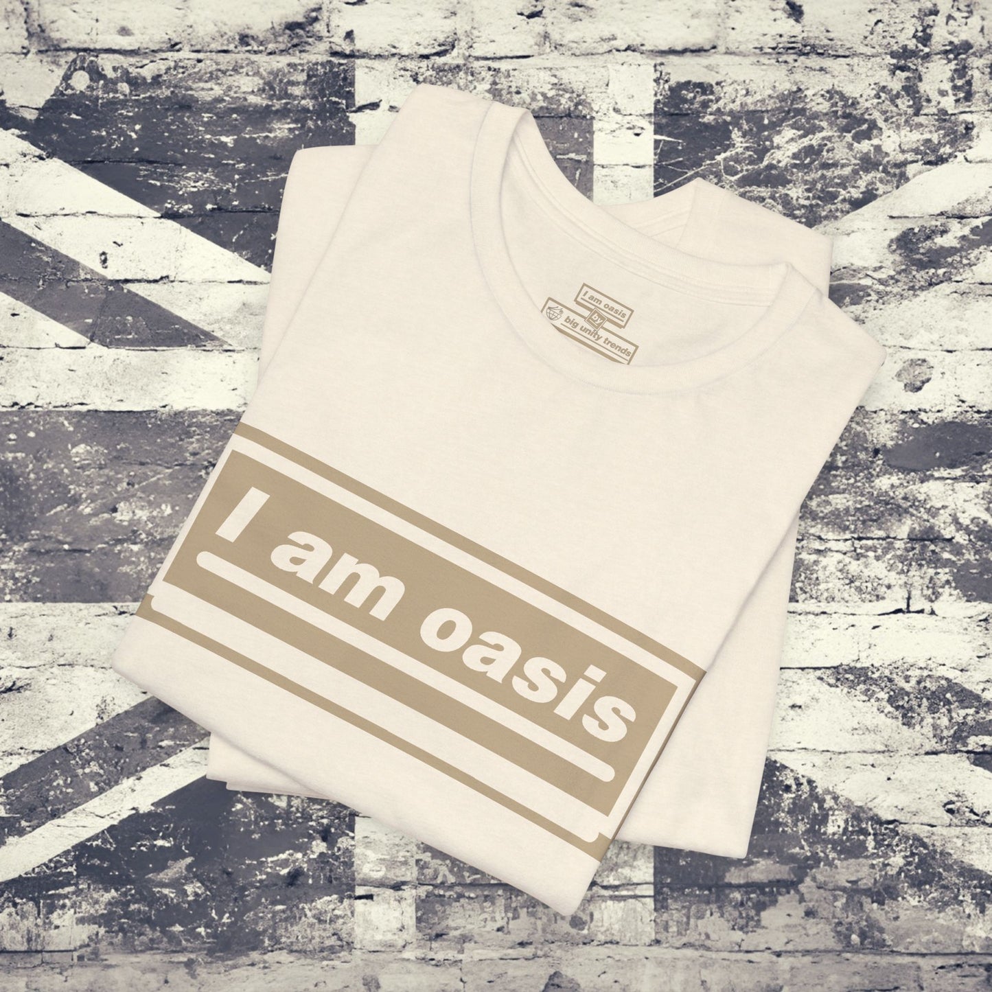 'I AM OASIS' Classic T-Shirt with Colour Matching OG Logo Set (9 Brand Colours)