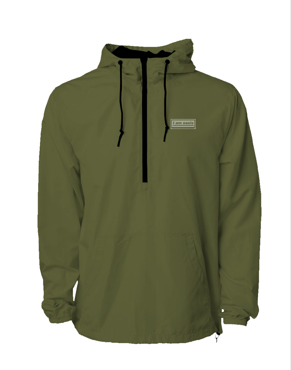 'I AM OASIS' Lightweight Pullover Windbreaker